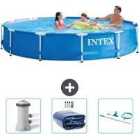 Intex Framezwembad, rond - 366x76 cm - 4-delig - SCB78
