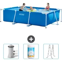 Intex Rechthoekig zwembad - 300x200x75 cm - 4-delig - SCB84