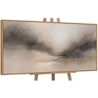 YS Canvas schilderij handgeschilderd misty morning abstract – -Art Gallery – Luxe wanddecoratie voor woonkamer – Modern schilderij voor slaapkamer en hal