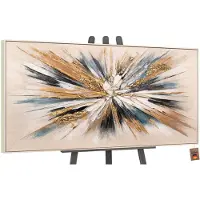 YS Canvas schilderij handgeschilderd impulse abstract – -Art Gallery – Luxe wanddecoratie voor woonkamer – Modern schilderij voor slaapkamer en hal