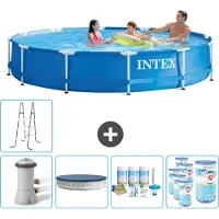 Intex Framezwembad, rond - 366x76 cm - 6-delig - SCB20