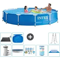 Intex Framezwembad, rond - 366x76 cm - 9-delig, model S41743