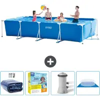 Intex Rechthoekig framezwembad - 450x220x84 cm - 5-delig - SCB8