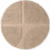 Ted Baker lambeth hoogpolig vloerkleed rond 150 cm rond