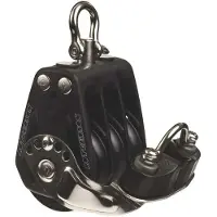 Rutgerson Marine Triple Pulley With Cleat 35 Mm Zilver