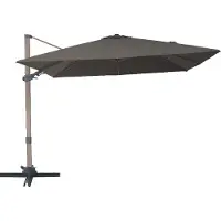 Axi Alina Zweefparasol 300x300cm Eikenlook /taupe
