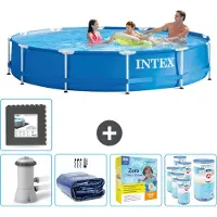 Intex Framezwembad, rond - 366x76 cm - 6-delig, model SCB24