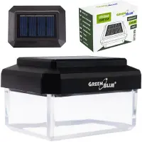 Greenblue GB125 WW - Tuinlamp - LED-zonnelamp voor paal - 60 x 40 mm - envelopvormige kap - 3200K