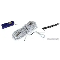 Oem Marine Leaded Anchor Rope 30 M Zilver 10 mm