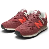 New Balance Sneakers laag '574' oranje / bourgogne