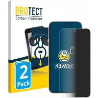 BROTECT - privacy screenprotector voor Huawei Nova 15 - Folie Beschermfolie Blauwlichtfilter 2 Stuks