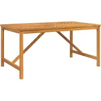 vidaXL Tuinset, 4 stuks, bruin, massief acaciahout