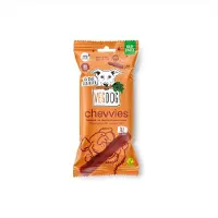 Vegdog CHEVVIES XL - Vegan Kauwsnack - BBQ Smaak - Hypoallergeen - 200g - Voor Middelgrote & Grote Honden
