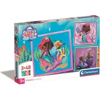 Clementoni - Puzzel - 3x48 Stukjes - Disney Ariel - Puzzel Voor Kinderen - Vanaf 5 Jaar