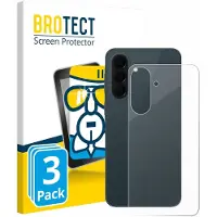 BROTECT Screenprotector 3 Stuks voor Samsung Galaxy A37 5G (Achterkant) Beschermglas transparant
