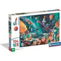 Clementoni - Kinderpuzzel - 104 Stukjes - Cosmic Crew 2025 - Puzzel Vanaf 6 Jaar