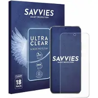 Savvies - Screenprotector voor Huawei Nova 12 Lite - Folie Beschermfolie transparant 18 Stuks