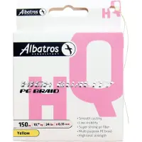 Albatros High Quality Braid - Vislijn - 0,18mm - 150mtr - Yellow