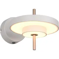 TRIO Wandlamp Keaton Lichtgrijs