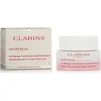 Clarins White Plus Pure Translucency, voor dames, 50 ml, gel, universeel, nachtcrème, vermindert vermoeidheid, geeft een stralende huid, verheldert, hydrateert, verfrist