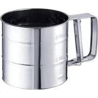 Westmark Meelzeef en poedersuikerstrooier, met handvat, roestvrij staal, zilver, 32152270