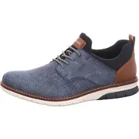 Rieker Veterschoen blauw gemêleerd / brokaat / zwart