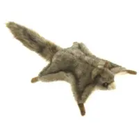 Hansa Vliegende pluche eekhoorn 21 cm - Knuffel bosdieren