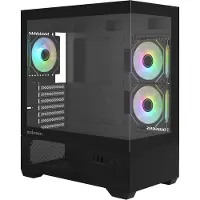 Zalman PC-behuizing zonder voeding - CHRONIX V2 - ZM-CHROV2BK - Middelgrote toren - ATX-formaat - Zwart