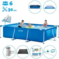 Intex Rechthoekig zwembad - 300x200x75 cm - 7-delig - SCB97