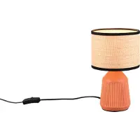 TRIO Tafellamp Formentera Ø 16cm terracotta