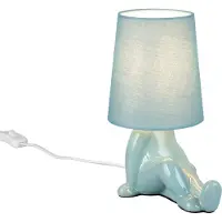TRIO Tafellampje Huma blauw
