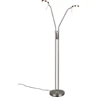 TRIO Leeslamp Monza Nikkel