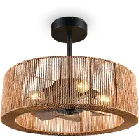 TRIO Rotan Ventilator Smillum Ø 61cm