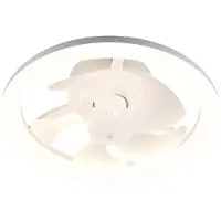 TRIO Design Plafondventilator Pajala Wit Ø 40cm