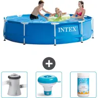 Intex Framezwembad, rond - 305x76 cm - 4-delig - SCB77