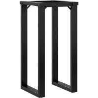 vidaXL Eettafelpoten O-frame 40x40x73 cm staal