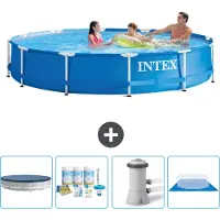 Intex Framezwembad, rond - 366x76 cm - 5-delig - SCB1