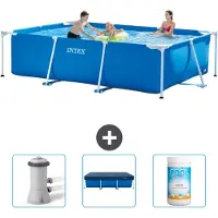Intex Rechthoekig framezwembad - 300x200x75 cm - 4-delig - SCB75