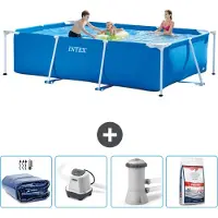 Intex Rechthoekig zwembad - 300x200x75 cm - 5-delig - SCB54