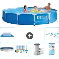 Intex Framezwembad, rond - 366x76 cm - 7-delig, model S41550