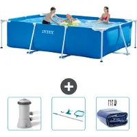 Intex Rechthoekig zwembad - 300x200x75 cm - 4-delig - SCB81