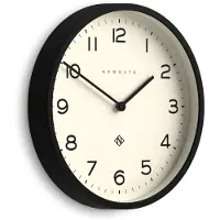 Newgate Number Four Echo - Wandklok - Zwart