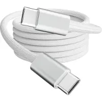 ROLIO 8720938929212 USB-kabel USB 3.2 Gen 2 (3.1 Gen 2) 2 m USB C Zilver, Wit