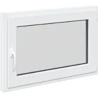 vidaXL Kleur binnenkant kelderraam Wit RISOR 90 x 50 cm