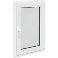 vidaXL Kelderraam RISOR 60 x 90 cm PVC en Glas Wit