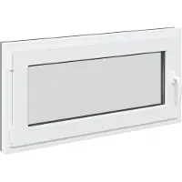 Syfax Kelderraam RISOR 100 x 50 cm PVC en glas Antracietkleurig