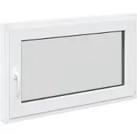 vidaXL Kelderraam RISOR 100 x 60 cm PVC en Glas Wit