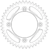 Rk A3211-52ha7 Achtertandwiel