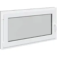 Syfax Kelderraam RISOR 110 x 70 cm PVC en glas Antracietkleurig