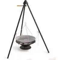 Barbecook Junko - Driepoot hout BBQ - Grilloppervlak 60cm - Incl. Draagtas